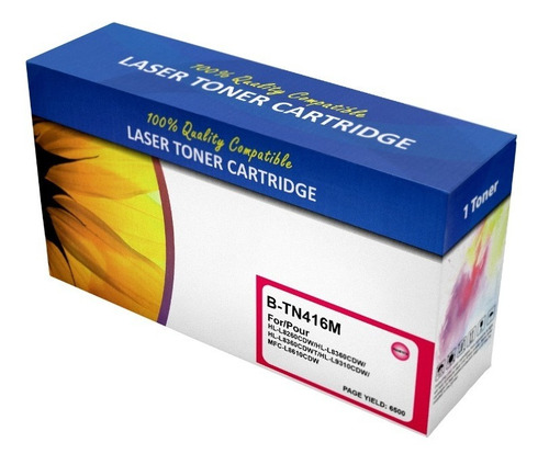 Imagen 4 de 6 de Pack 4 Tóner Tn-416 Compatible Colores Bk/m/c/y