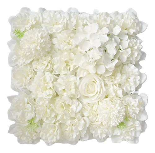 Flores En La Pared Muros Decorativos Flores Artificiales Color Blanco