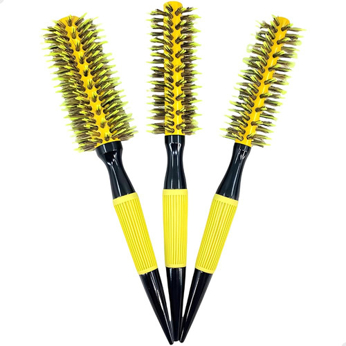 Kit De 3 Cepillos Profesionales For El Cabello, Cerdas De