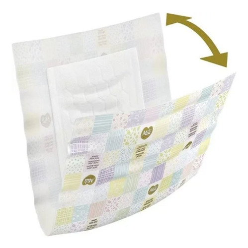 Trocador Descartável portátil p/ bebê 3 pacotes c/ 5 (total: 15 trocadores) Mili Love & Care