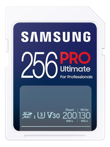 Tarjeta De Memoria Sdxc Uhs-i Samsung Pro Ultimate 200 Mb/s