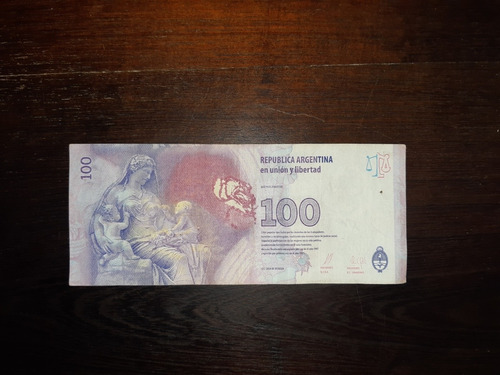 Billete De 100$ Con Error De Mancha Numero Superior