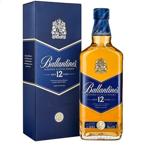 Whisky Ballantines 12 Años 750cc Blended Escoces Scotch