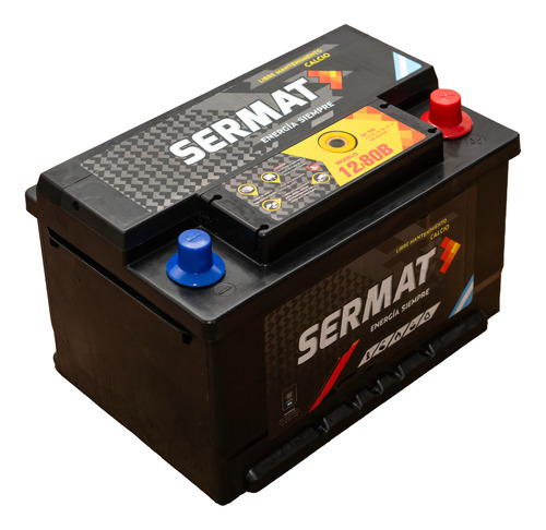 Bateria Sermat 12x80 (12x75 Reforzada) // Autos Diesel - Gnc Derecho