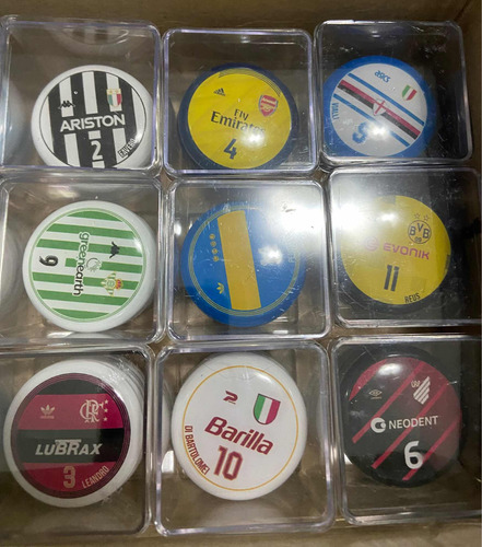 20 Times De Fut. Botão Da Botões Clássicos (vidrilhas 45mm)