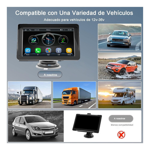 Autoestereos For Carro De 7 Pulgada,autoestereo Portátil
