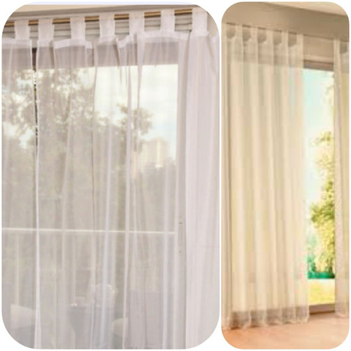 Cortinas De Voile , Transparente, Blancas Y De Colores..!