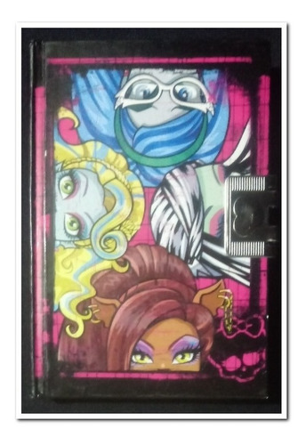 Esquelario Notitas Monster High, 88 Notas. Mattel 2012