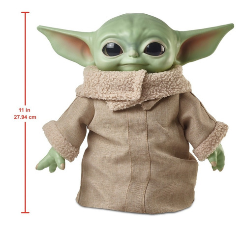 Imagen 4 de 9 de Mattel Star Wars Baby Yoda Peluche