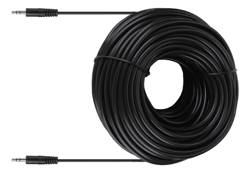 Cable De Audio Blindado De Cobre Macho A Macho De 3,5 Mm Par