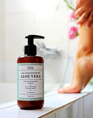 Imagen 6 de 9 de Gel Dérmico Hidratante Aloe Vera 250ml - Del Alba