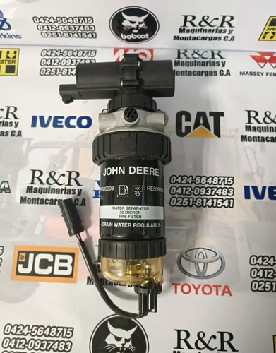 Bomba Combustible Eléctrica Para Cargador John Deere 