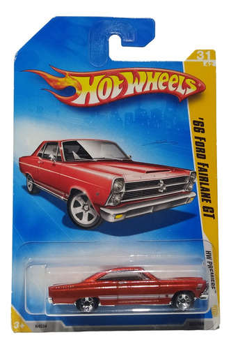 Hot Wheels 66 Ford Fairlane Gt 31/166 Ed-2009 C-27