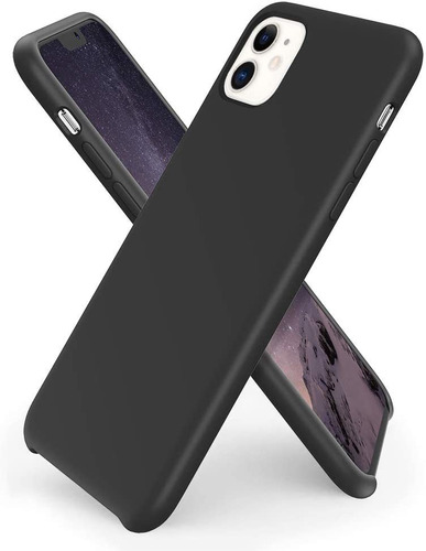 Funda De Silicona Negra Para Telefono iPhone 11 2019