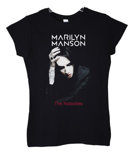 Polera Mujer Marilyn Manson The Nobodies Rock Abominatron