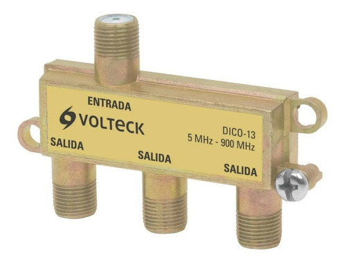 Divisor Coaxial 1 Entradas, 3 Salidas, Volteck 48476