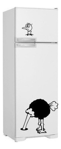 Vinilo Decorativo Refrigerador Aveztruz