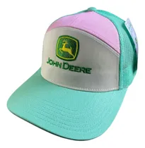 Comprar Gorra Estilo John Deere Rosa Turquesa Original Trucker Jd081 Turquesa Único