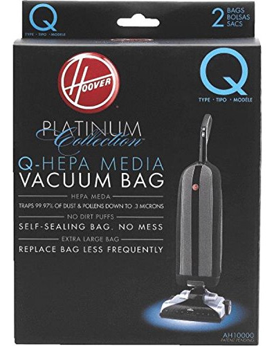 Bolsa Para Aspiradora Hepa Tipo Q Hoover Ah10000 Platinum, C