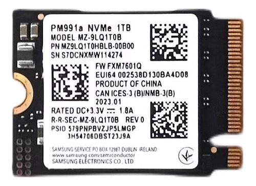 Ssd Pm991a 1t M.2 2230 Nvme Para Steam Deck