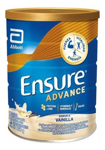 Ensure Advance En Polvo 850 Gr Vainilla Pack X 4 Unidades