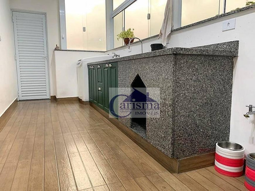Imagem 6 de 17 de Cobertura Com 2 Dormitórios À Venda, 57 M² Por R$ 270.000,00 - Jardim Milena - Santo André/sp - Co0181