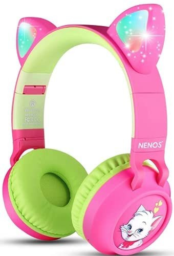 Auriculares Bluetooth Para Niños Sobre El Oído Con X8pjj