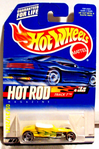 Hot Wheels Hot Rod Magazine Track T 2000 Yellow Car