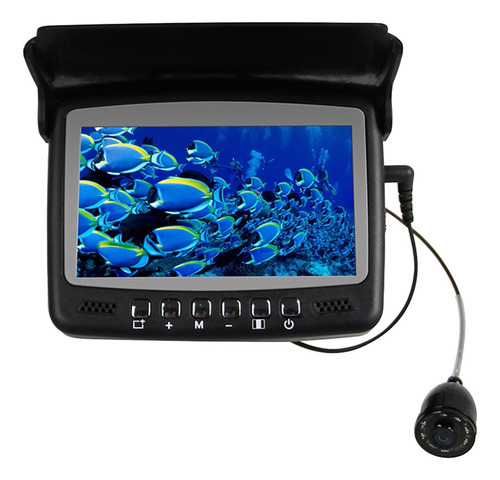 Kit De Cámara De Monitor Lcd Video Fish Finder Ips De 4.3 Pu