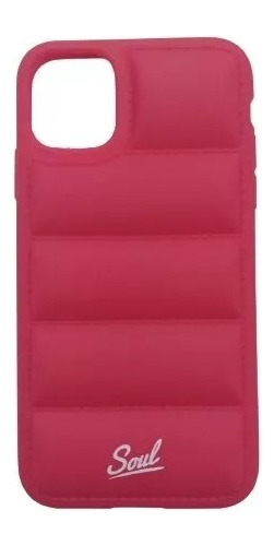 Funda Protectora Soul Puffer Flexible Para Motorola G82 Roja