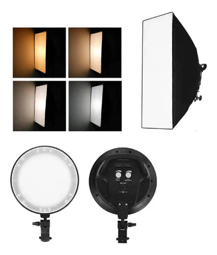 Softbox Led Bicolor De 50x70 Para Fotografia 3200-5600k