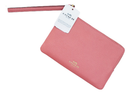 Cartera De Mano Coach Color Rosado