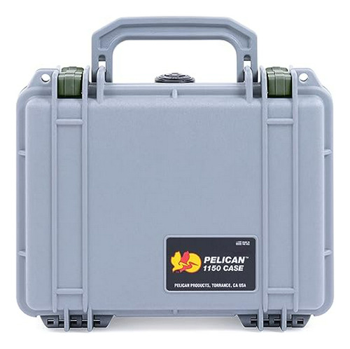 Estuche Protector Pelican 1150, Plata - Pequeño, Resistente 