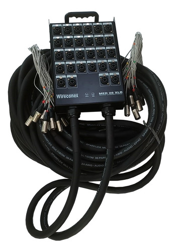 Multicabo Splitter, 24 Vias 10mt, Splitter C/24 Vias 10mt