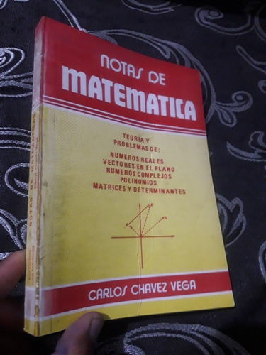 Libro De Notas De Matematicas Carlos Chavez Vega