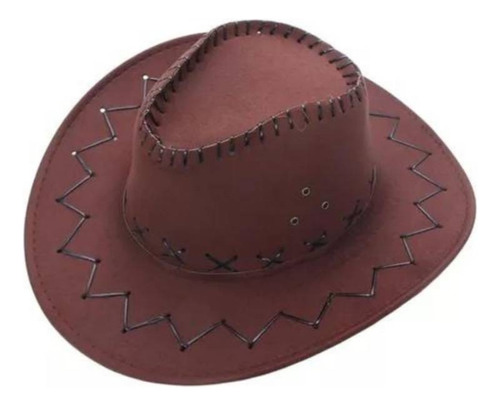 Sombrero Vaquero En Gamuza Para Adulto - Sobrero Unisex