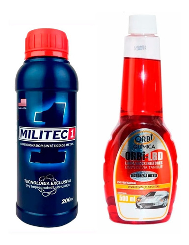 Limpa Bicos Injetores Diesel + Militec-1