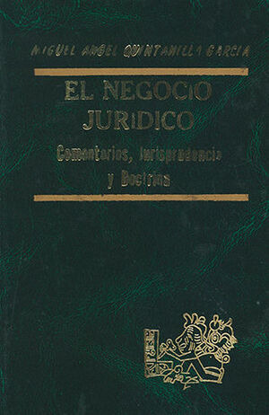 Libro Negocio Jurídico, El Original