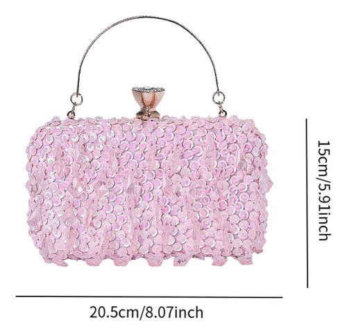 Bolso De Mano For Mujer, For , Fiestas, Bodas, Con Cadena