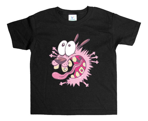 Remera Negra Niños Coraje R39