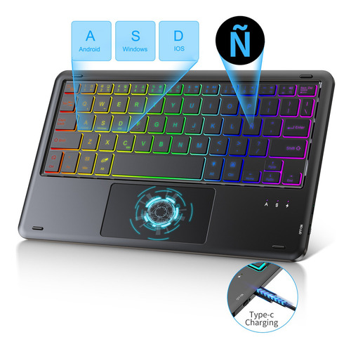 Wang Funda Teclado Mouse Lápiz P/huawei Matepad 11.5in 2023