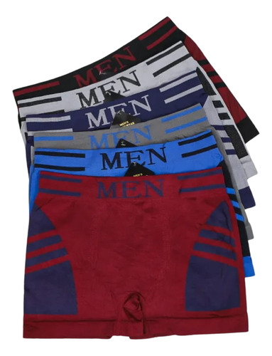 12 Calzoncillos Boxer Para Hombre Microfibra