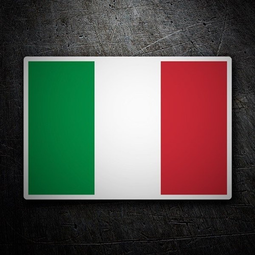 Vinilo Autoadhesivo Bandera Italia