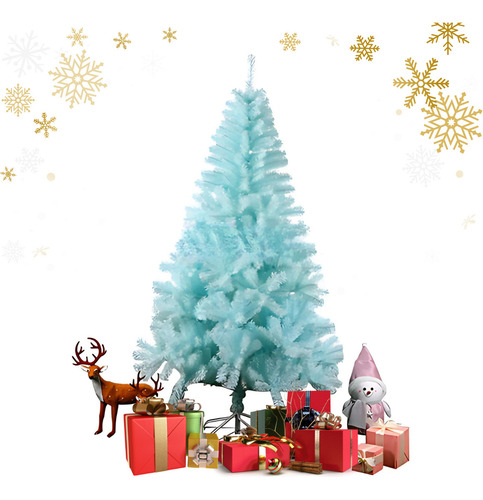 Arbol De Navidad Pino 190 Cm Artificial Colores 1530 Ramas Color Azul claro