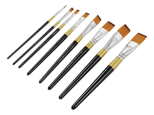 Juego De Pinceles De Pintura Con Ergonómico Cerdas