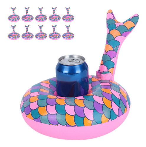 Drink Floats, 10 Unidades, Soportes Flotantes Inflables, Vas