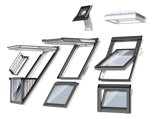 Ventana Velux Ggl Pk04 - 94 Ancho X 98 Alto Pino/blanco