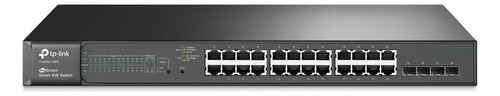 Tp-link Hub Switch 24p T1600g-28ps Tl-sg2428p Poe 4sfp 56gb