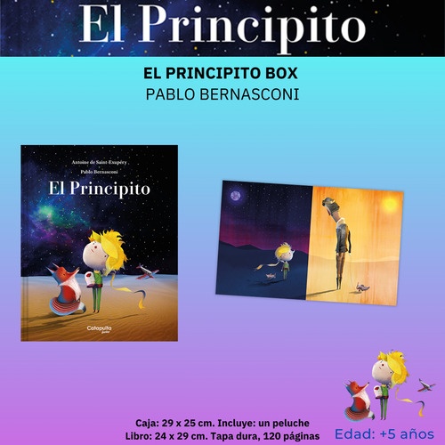 El Principito Edicion De Lujo + Peluche De Pablo Bernasconi