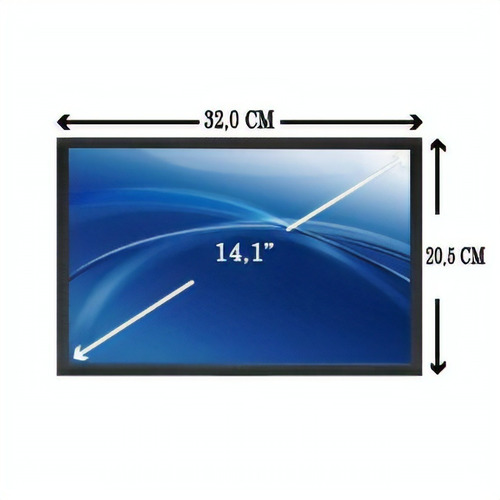 Tela Lcd 14.1 - Notebook Hp Notebook Pc 6535b Envio Imediato